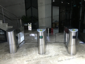 福建省漳州市動力堡健身會所非標擺閘 福建省漳州市動力堡健身會所非標擺閘